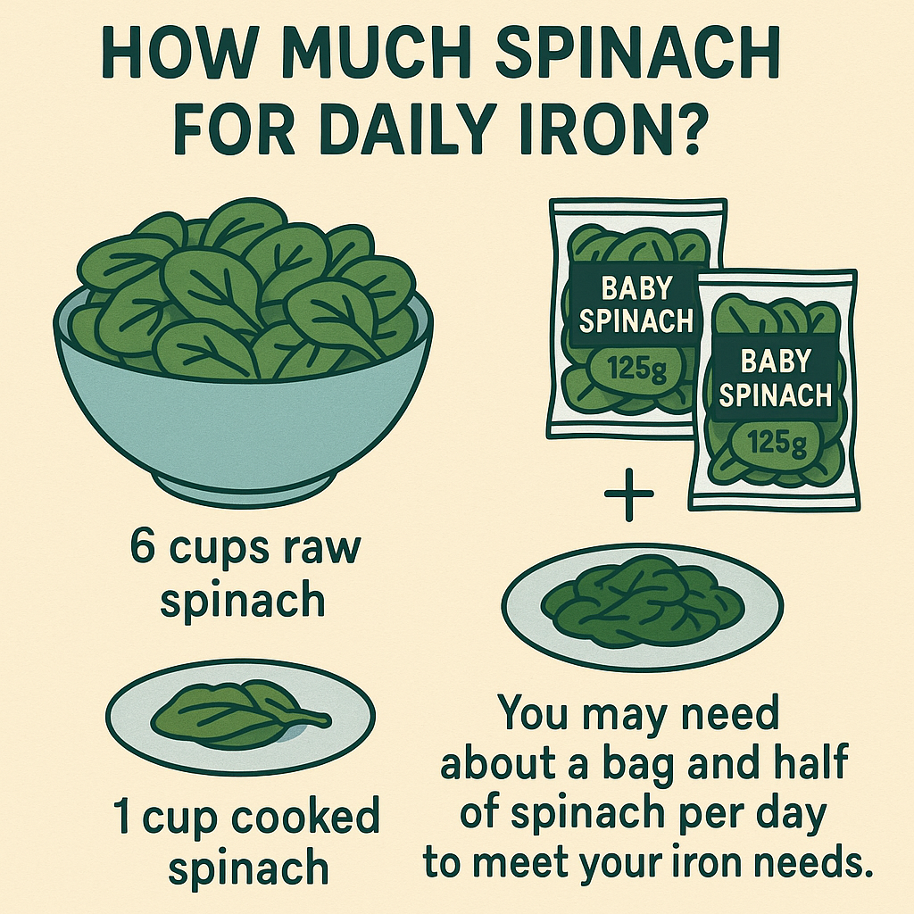Iron Content, Typical Serving Sizes, and Estimated Absorption